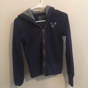 🌑🐳AMERICAN EAGLE navy blue jacket!